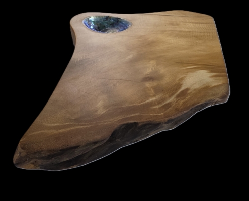 paua inlay board 6 natural edge